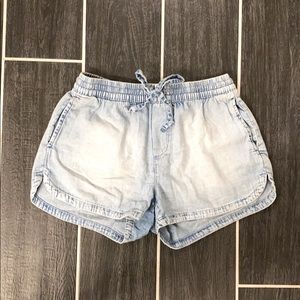 Aerie Denim Shorts w/ Stretchy Waistband
